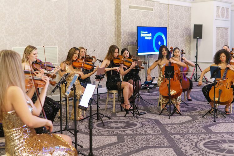 Secret Strings Pop String Orchestra performing live