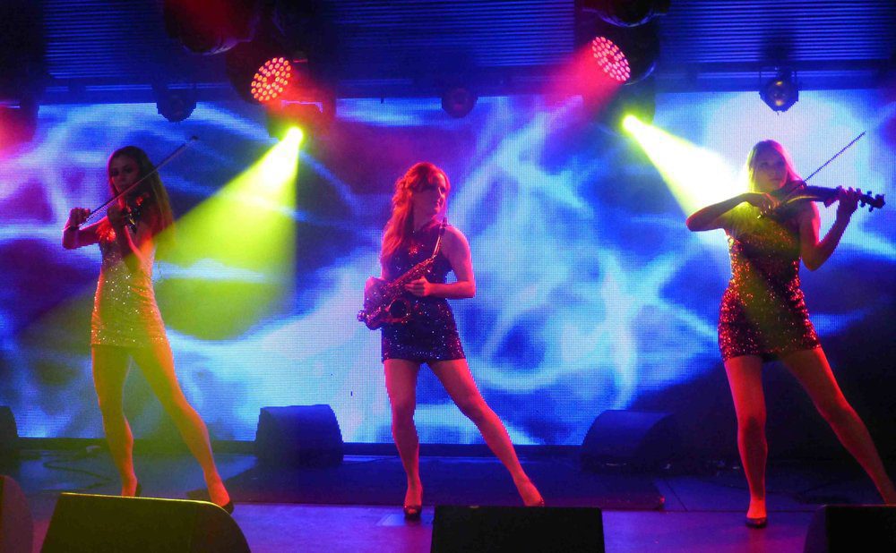 Electric Violinist with DJ Show Hire